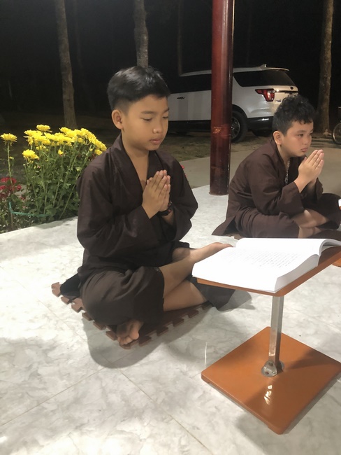 Extra curricular activities of Kids at Huong Phap Pagoda, Cu Chi