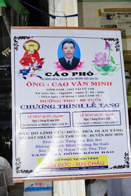 Praying for rebirth in District 11 and Hoc Mon