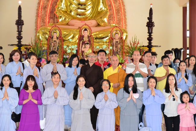 The beginning ceremony of building the Bodhisattva Avalokitesvara statue at Hung Phap Pagoda, Dong Nai
