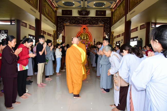The beginning ceremony of building the Bodhisattva Avalokitesvara statue at Hung Phap Pagoda, Dong Nai