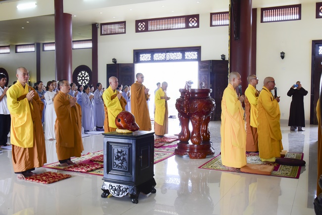 The beginning ceremony of building the Bodhisattva Avalokitesvara statue at Hung Phap Pagoda, Dong Nai