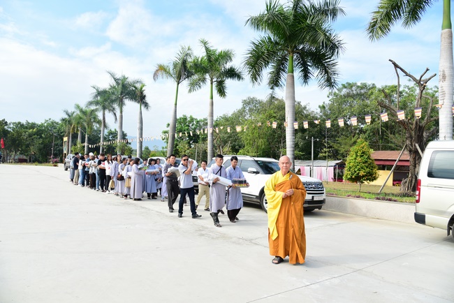 The beginning ceremony of building the Bodhisattva Avalokitesvara statue at Hung Phap Pagoda, Dong Nai