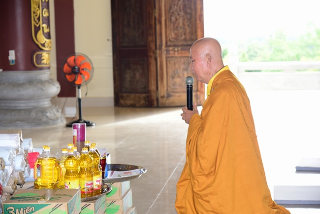 The beginning ceremony of building the Bodhisattva Avalokitesvara statue at Hung Phap Pagoda, Dong Nai