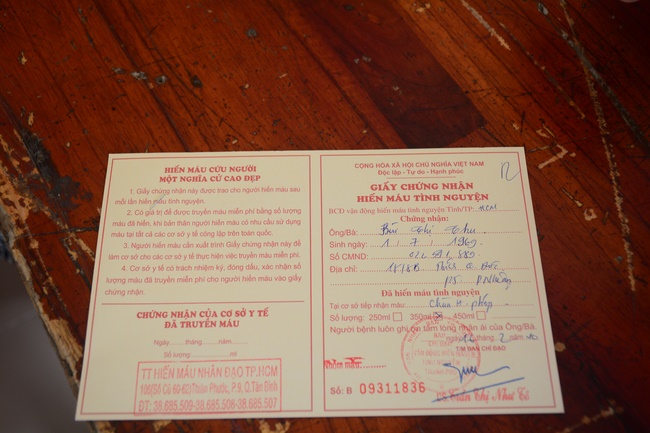 Humanitarian Blood Donation