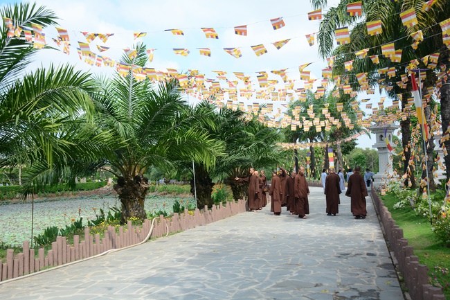 Visiting Truc Lam Chanh Giac Monastery, Tien Giang