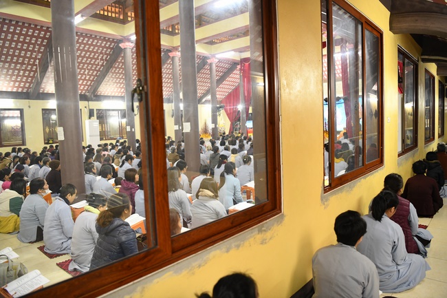 The peaceful place in mind of the Buddha's disciples