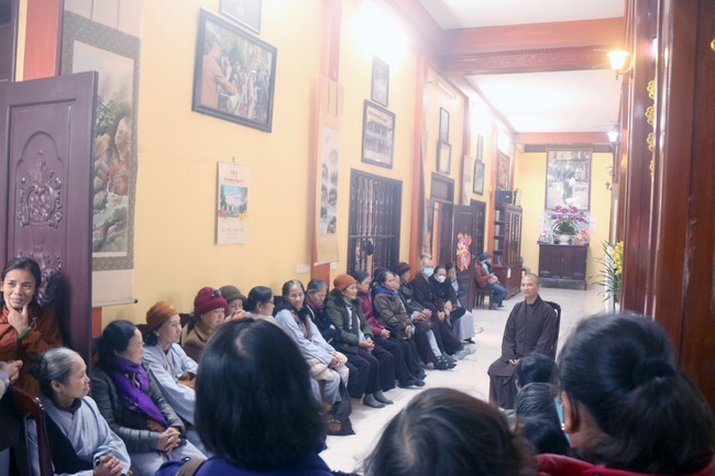 The peaceful place in mind of the Buddha's disciples