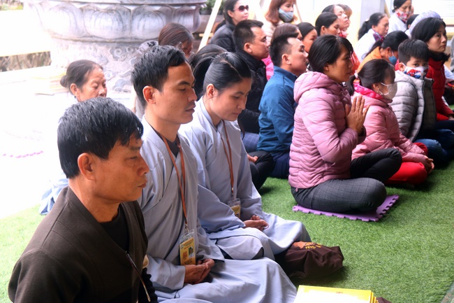 The peaceful place in mind of the Buddha's disciples