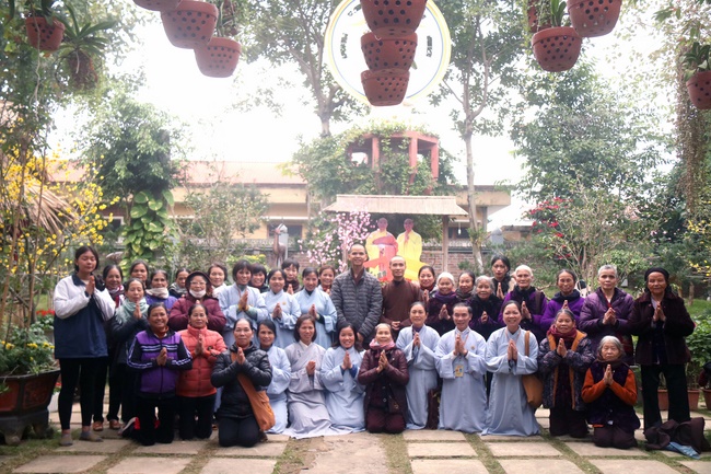 The peaceful place in mind of the Buddha's disciples