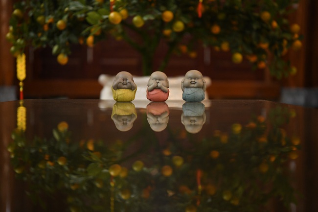 The peaceful place in mind of the Buddha's disciples