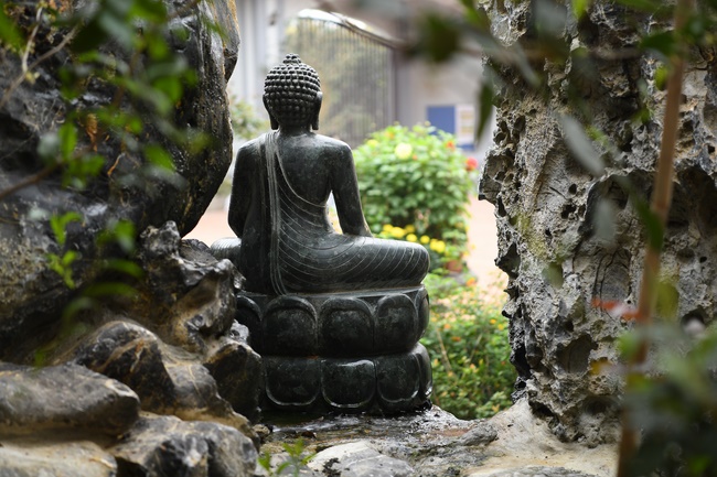 The peaceful place in mind of the Buddha's disciples