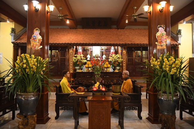 The peaceful place in mind of the Buddha's disciples