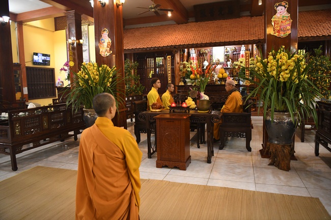 The peaceful place in mind of the Buddha's disciples