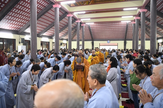 The peaceful place in mind of the Buddha's disciples