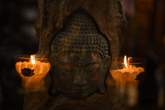 The peaceful place in mind of the Buddha's disciples