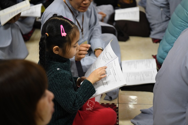 The peaceful place in mind of the Buddha's disciples