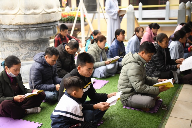 The peaceful place in mind of the Buddha's disciples