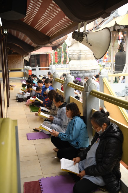 The peaceful place in mind of the Buddha's disciples