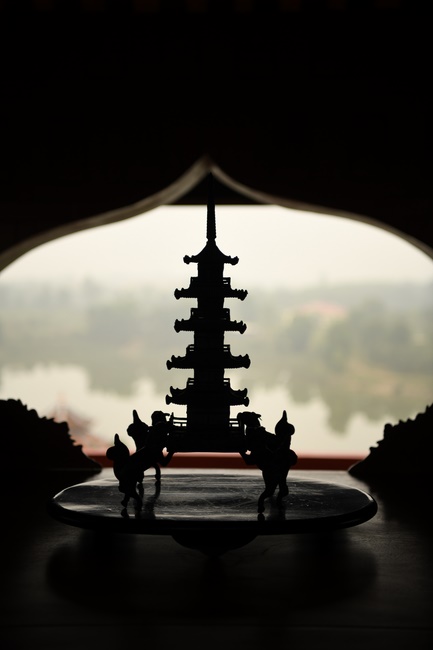 The peaceful place in mind of the Buddha's disciples