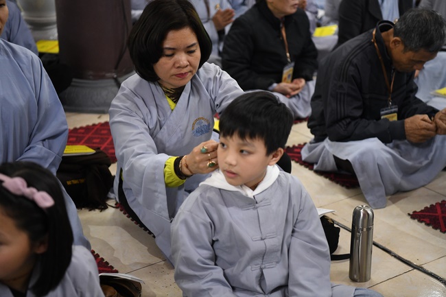 The peaceful place in mind of the Buddha's disciples