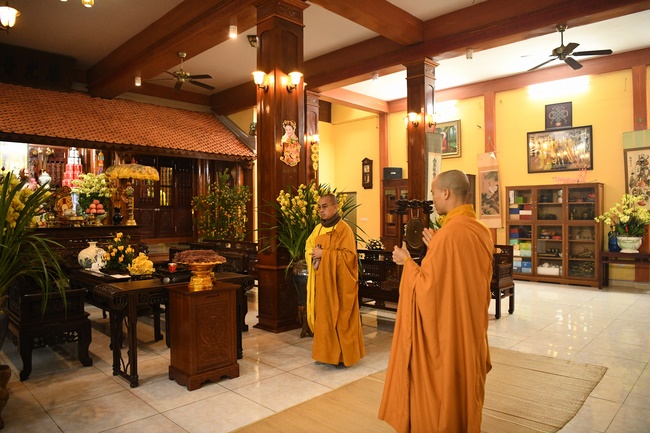 The peaceful place in mind of the Buddha's disciples