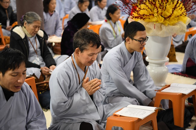 The peaceful place in mind of the Buddha's disciples