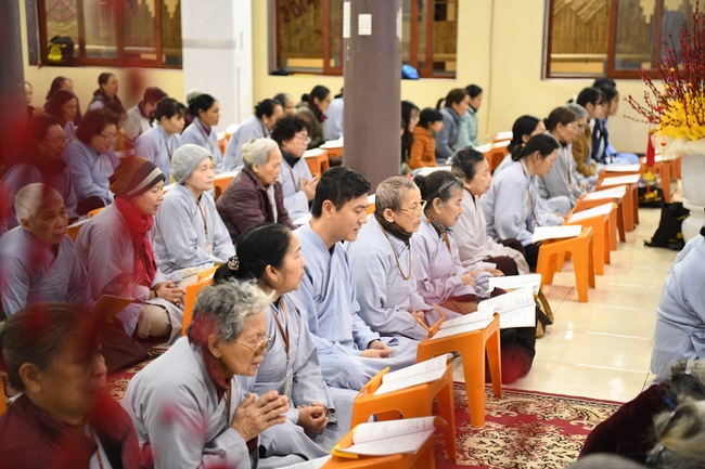 The peaceful place in mind of the Buddha's disciples