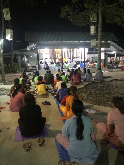 Repentant Ceremony on Jan. 29th, the rat year, at Huong Phap Pagoda, Cu Chi