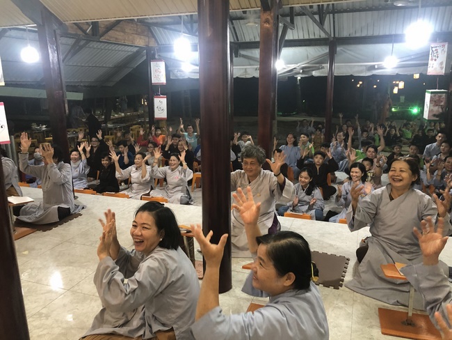 Repentant Ceremony on Jan. 29th, the rat year, at Huong Phap Pagoda, Cu Chi
