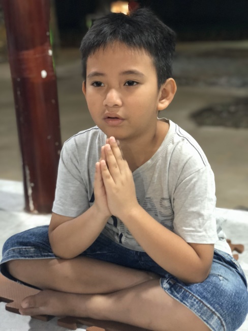 Repentant Ceremony on Jan. 29th, the rat year, at Huong Phap Pagoda, Cu Chi