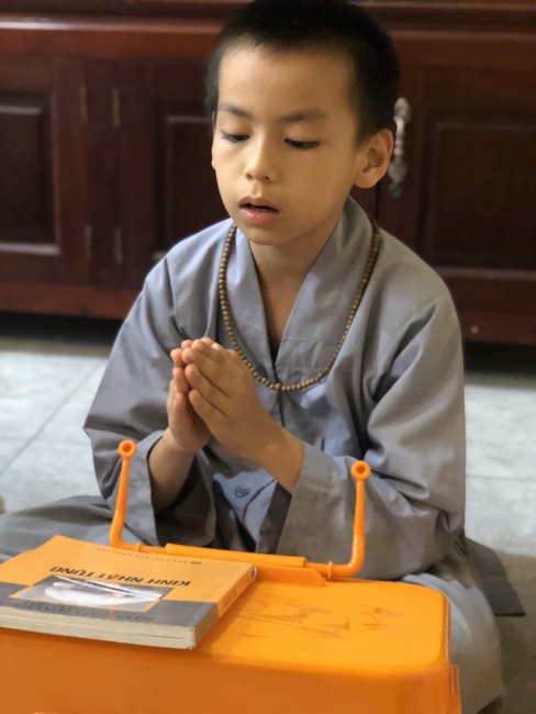 Repentant Ceremony on Jan. 29th, the rat year, at Huong Phap Pagoda, Cu Chi