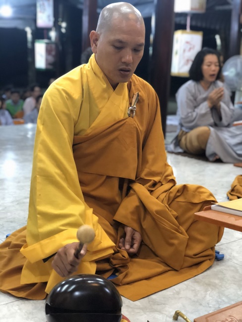 Repentant Ceremony on Jan. 29th, the rat year, at Huong Phap Pagoda, Cu Chi