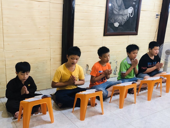 Repentant Ceremony on Jan. 29th, the rat year, at Huong Phap Pagoda, Cu Chi