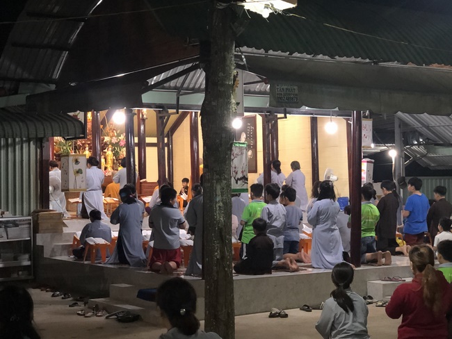 Repentant Ceremony on Jan. 29th, the rat year, at Huong Phap Pagoda, Cu Chi