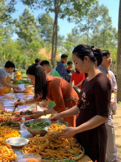 Activities at Huong Phap Pagoda, Cu Chi