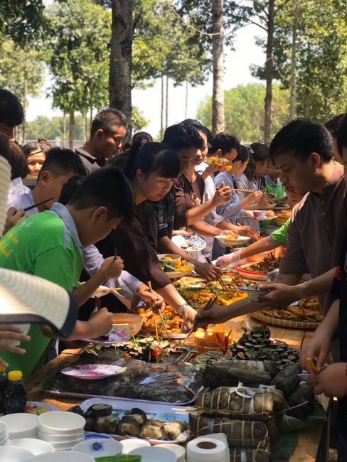 Activities at Huong Phap Pagoda, Cu Chi