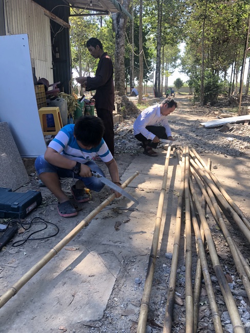 Activities at Huong Phap Pagoda, Cu Chi