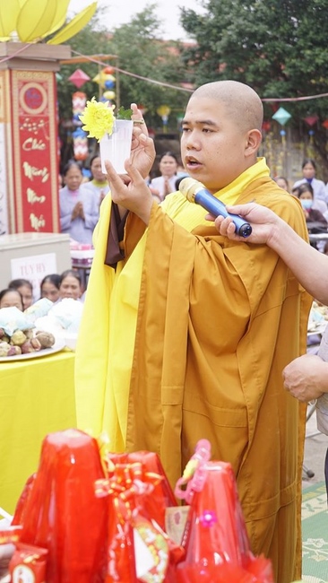The Ceremony praying for peace  at Dong Cao Pagoda – Thanh Hoa.