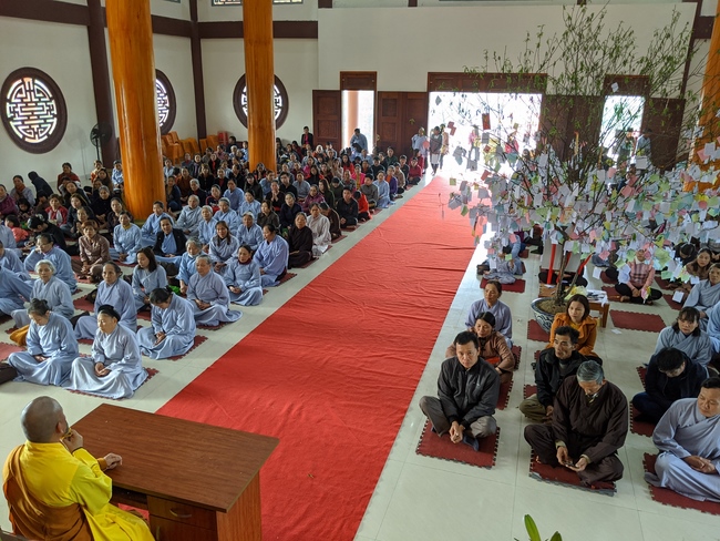 The Ceremony praying for peace at Giai Lam Pagoda - Hà Tĩnh