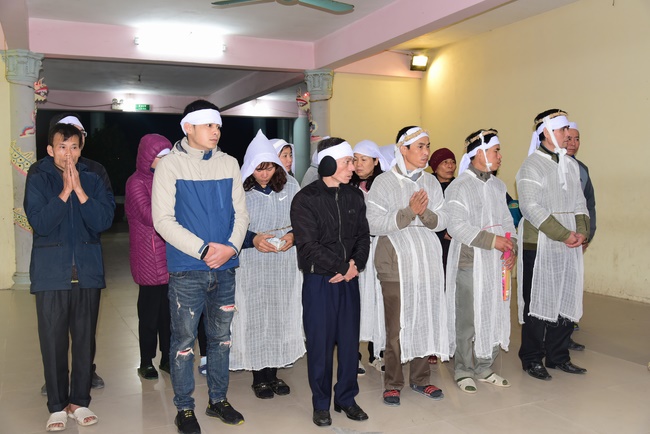 The ceremony praying for rebirth in Nam Dinh