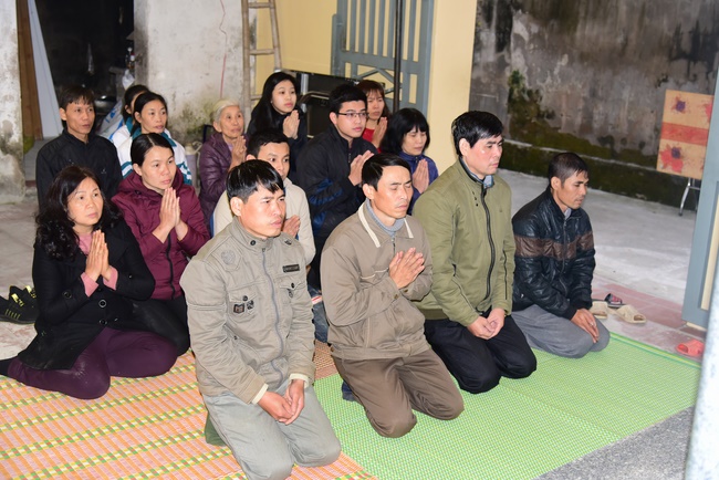 The ceremony praying for rebirth in Nam Dinh