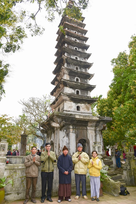 The ceremony praying for rebirth in Nam Dinh