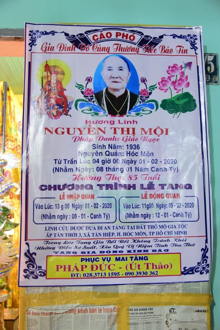 The  praying ceremony for rebirth in Hoc Mon, HCMC and releasing creatures in Ca Mau.