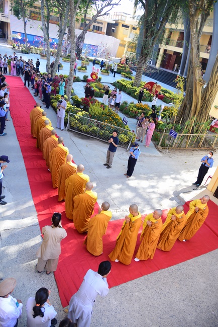 The Ceremony Praying for Peace in New Year