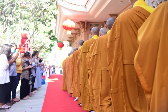 The Ceremony Praying for Peace in New Year