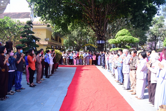 The Ceremony Praying for Peace in New Year
