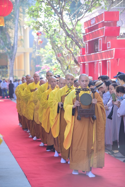 The Ceremony Praying for Peace in New Year
