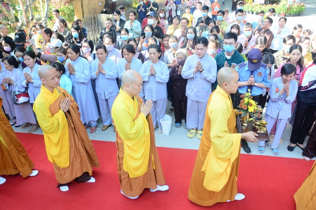 The Ceremony Praying for Peace in New Year
