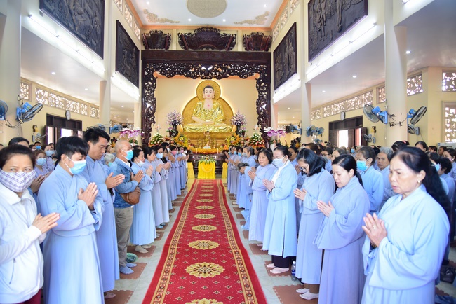 The Ceremony Praying for Peace in New Year