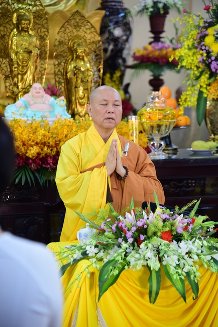 The Ceremony Praying for Peace in New Year